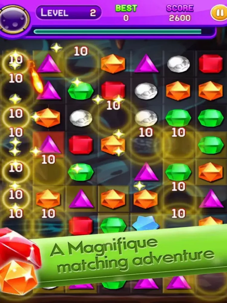 Jewel-Diamond Match3 Game iPad 应用截图