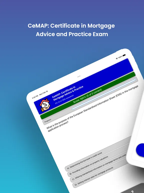 Capturas de pantalla de CeMAP Mortgage Advice Exam iPad 