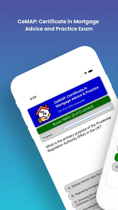 Capturas de pantalla de CeMAP Mortgage Advice Exam
