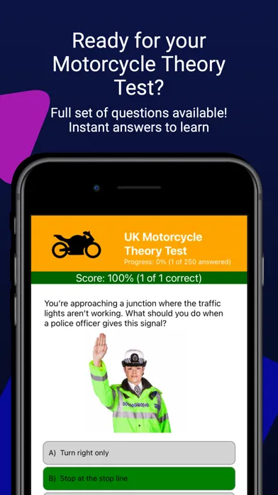 تصاویر Motorcycle Theory Test