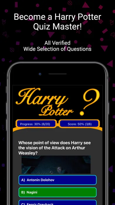 Harry Potter Trivia Quiz Screenshots