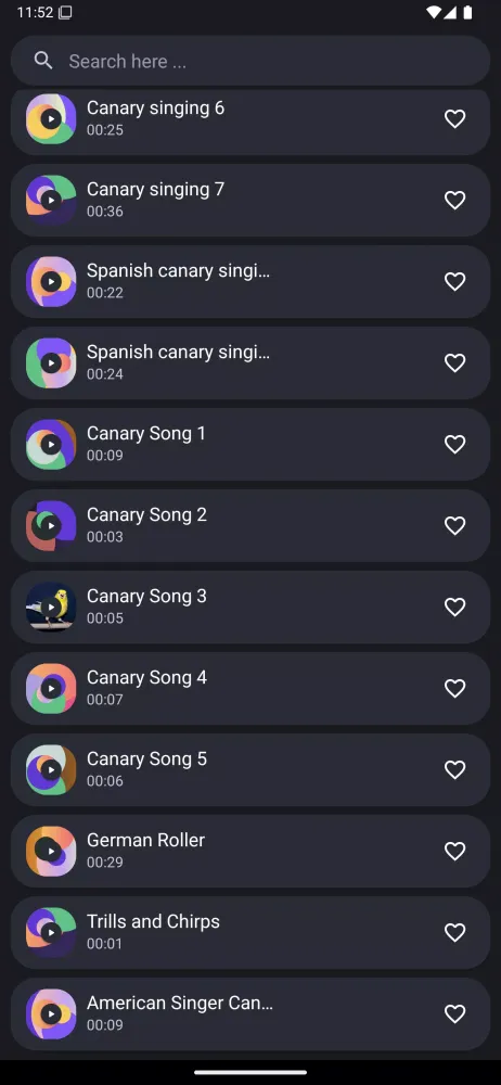 Canary Bird Sounds Screenshots