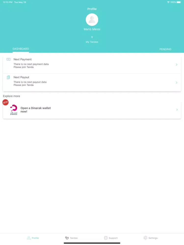 Tangkapan layar Tanda - Jordan iPad 