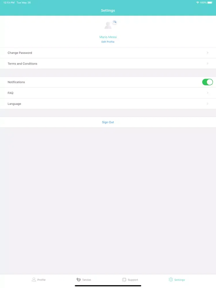 Tangkapan layar Tanda - Jordan iPad 