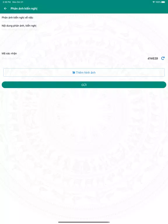 Tangkapan layar Dịch vụ công tỉnh Thanh Hoá iPad 