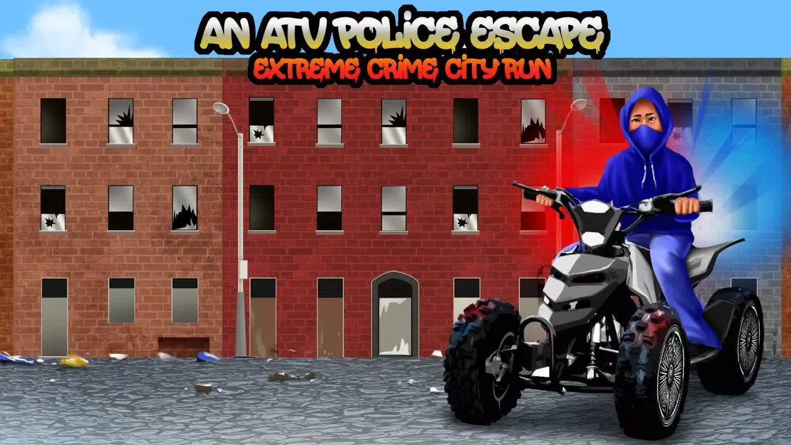 Zrzuty ekranu An ATV Police Escape: Extreme Crime City Run – Free HD Racing Game
