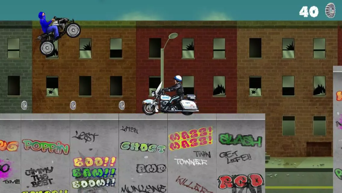 Zrzuty ekranu An ATV Police Escape: Extreme Crime City Run – Free HD Racing Game