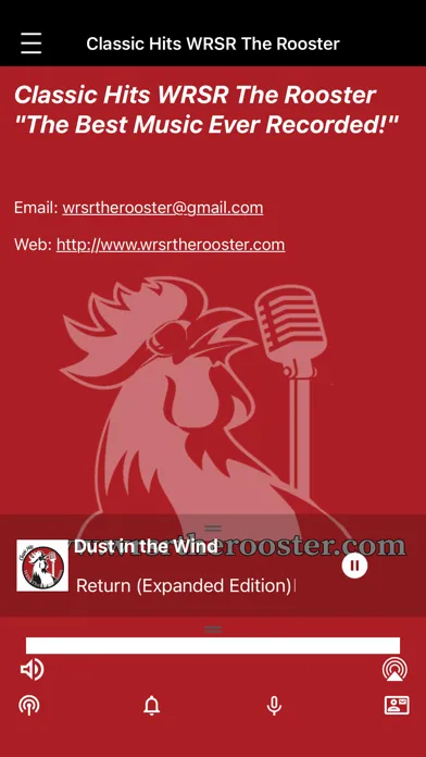 Classic Hits WRSR The Rooster Screenshots