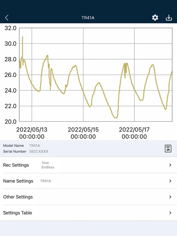 T&D Thermo iPad  스크린샷