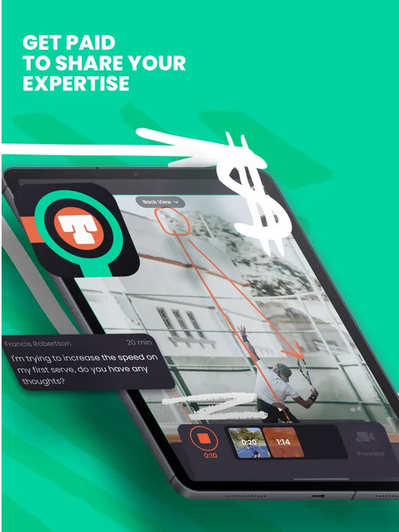 Tandem: Monetize Your Talent iPad  Screenshots