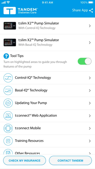 t:simulator™ App應用截圖