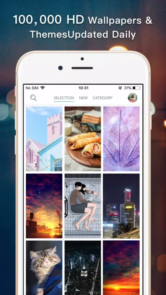 Capturas de tela do Wallpapers & Fancy Themes