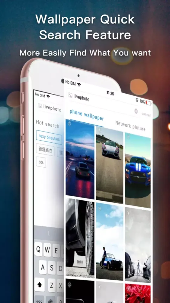 Capturas de tela do Wallpapers & Fancy Themes