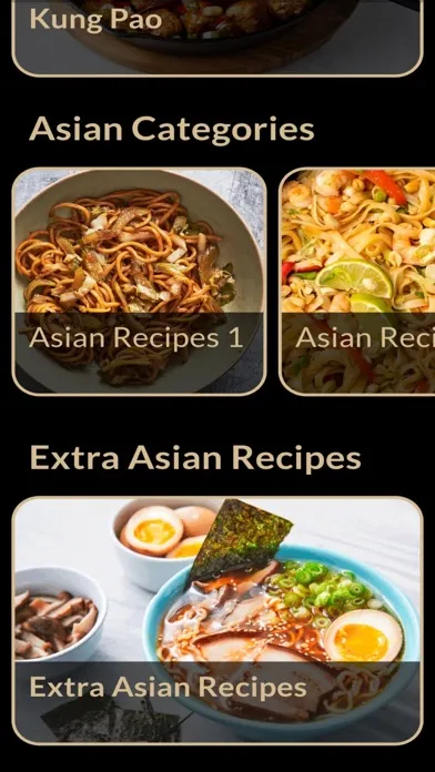 Zrzuty ekranu Asian Recipes Plus