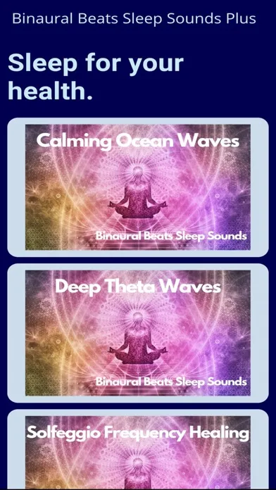 Binaural Beats Sleep Sounds应用截图