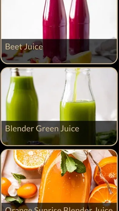 Juice Recipes Plus স্ক্রিনশট