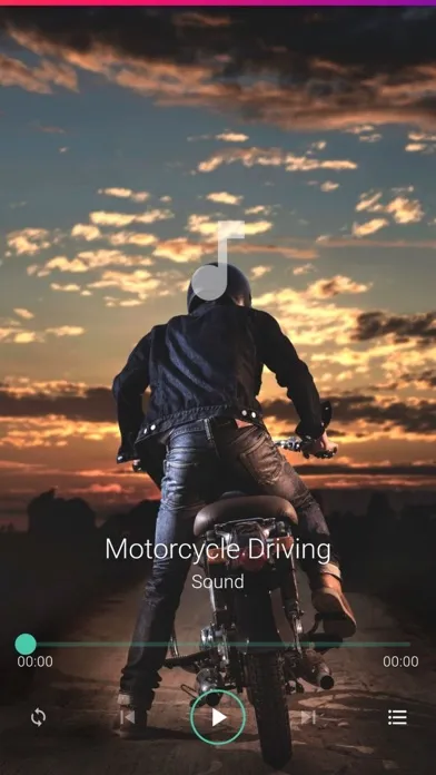 Motorcycle Driving Sounds سکرین شاٹس