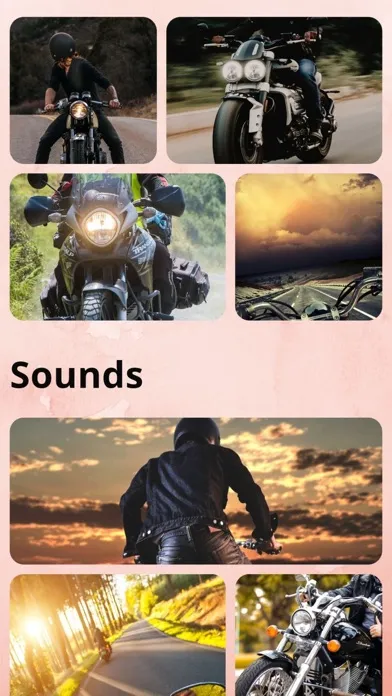 Motorcycle Driving Sounds سکرین شاٹس