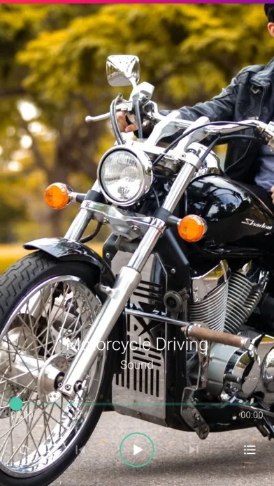 Motorcycle Driving Sounds سکرین شاٹس
