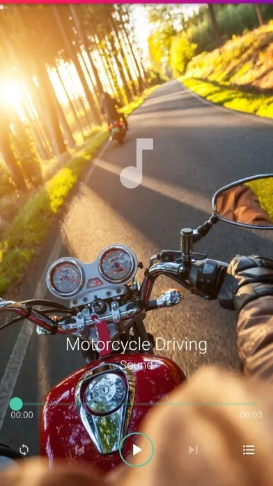 Motorcycle Driving Sounds سکرین شاٹس