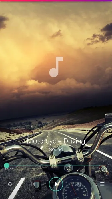 Motorcycle Driving Sounds سکرین شاٹس