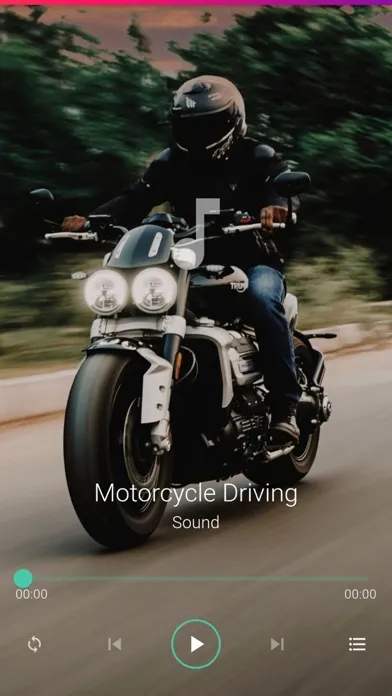 Motorcycle Driving Sounds سکرین شاٹس