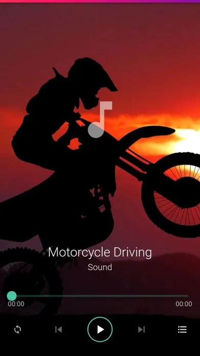 Motorcycle Driving Sounds سکرین شاٹس