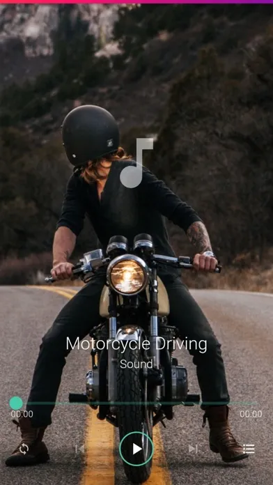 Motorcycle Driving Sounds سکرین شاٹس
