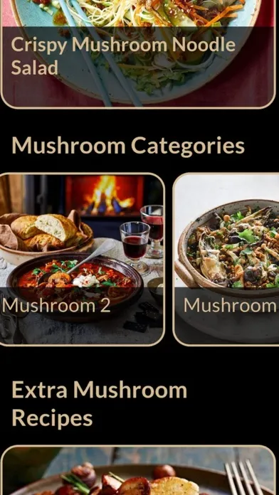 Ảnh chụp màn hình của Mushroom Recipes Plus