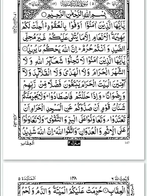 Quran in Arabic Book of Allah iPad  スクリーンショット