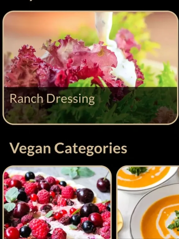 تصاویر Vegan Recipes Plus iPad 