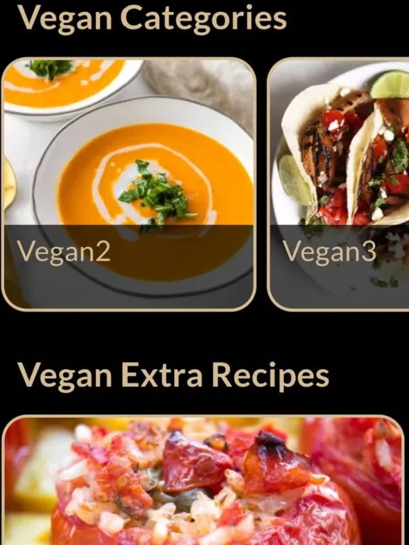 تصاویر Vegan Recipes Plus iPad 