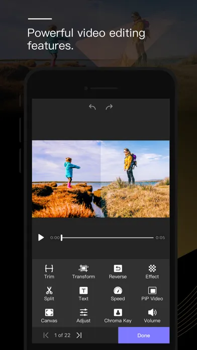 Ảnh chụp màn hình của Perfect Video Editor, Collage