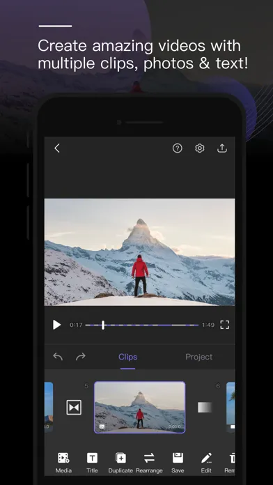 Ảnh chụp màn hình của Perfect Video Editor, Collage