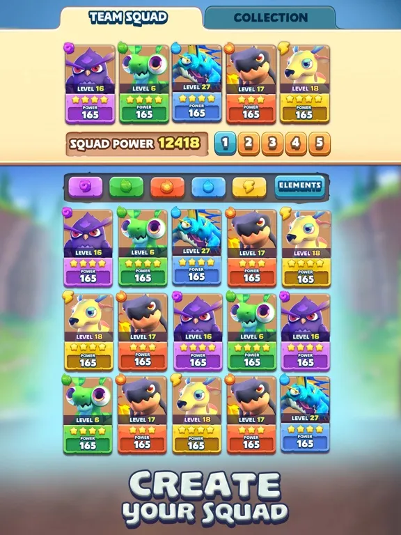 Screenshot di Monster Tales: Match 3 Puzzle iPad 