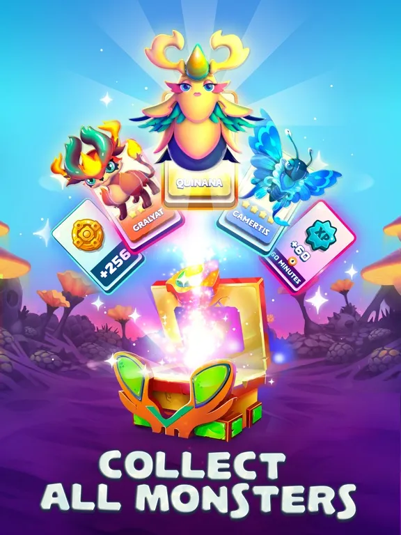 Screenshot di Monster Tales: Match 3 Puzzle iPad 