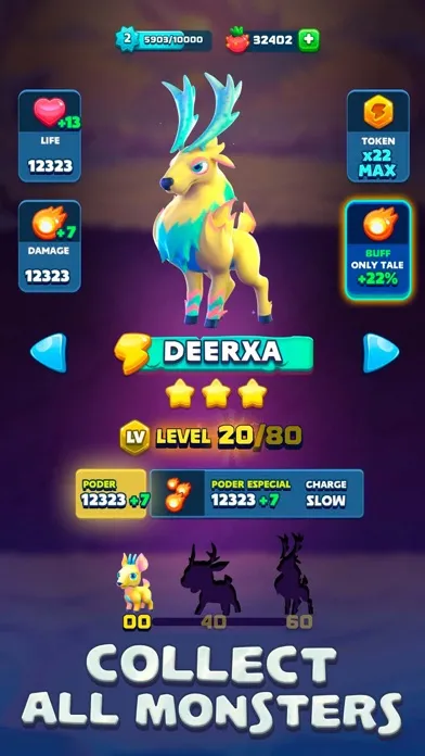 Screenshot di Monster Tales: Match 3 Puzzle