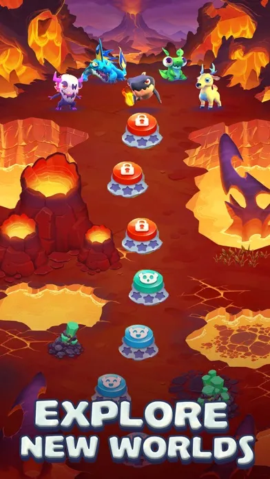 Screenshot di Monster Tales: Match 3 Puzzle