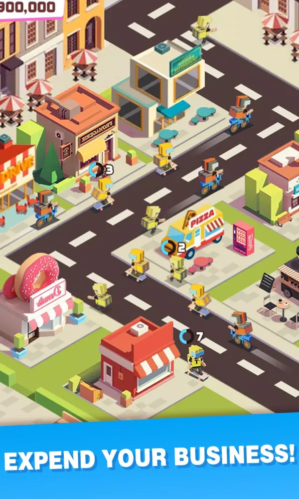 Idle Food Delivery Screenshots