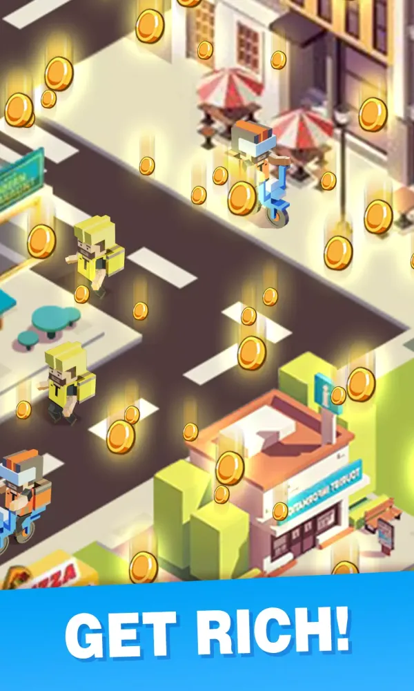 Idle Food Delivery Screenshots