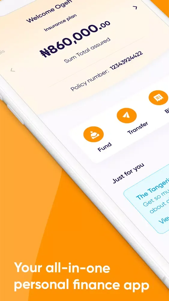Ảnh chụp màn hình của Tangerine Life