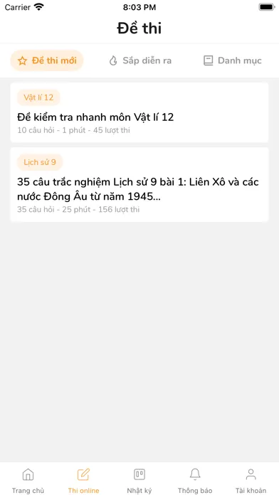 Tangkapan skrin ZixHub - Giải bài tập & Đề thi