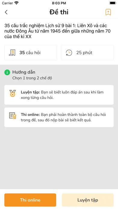 Tangkapan skrin ZixHub - Giải bài tập & Đề thi