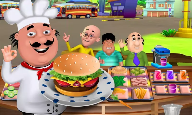 ภาพหน้าจอของ Motu Patlu Cooking