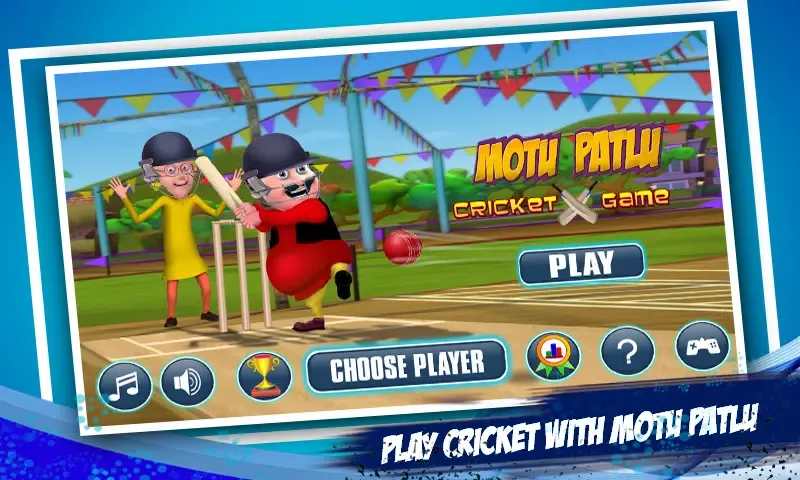 Captures d'écran de Motu Patlu Cricket Game