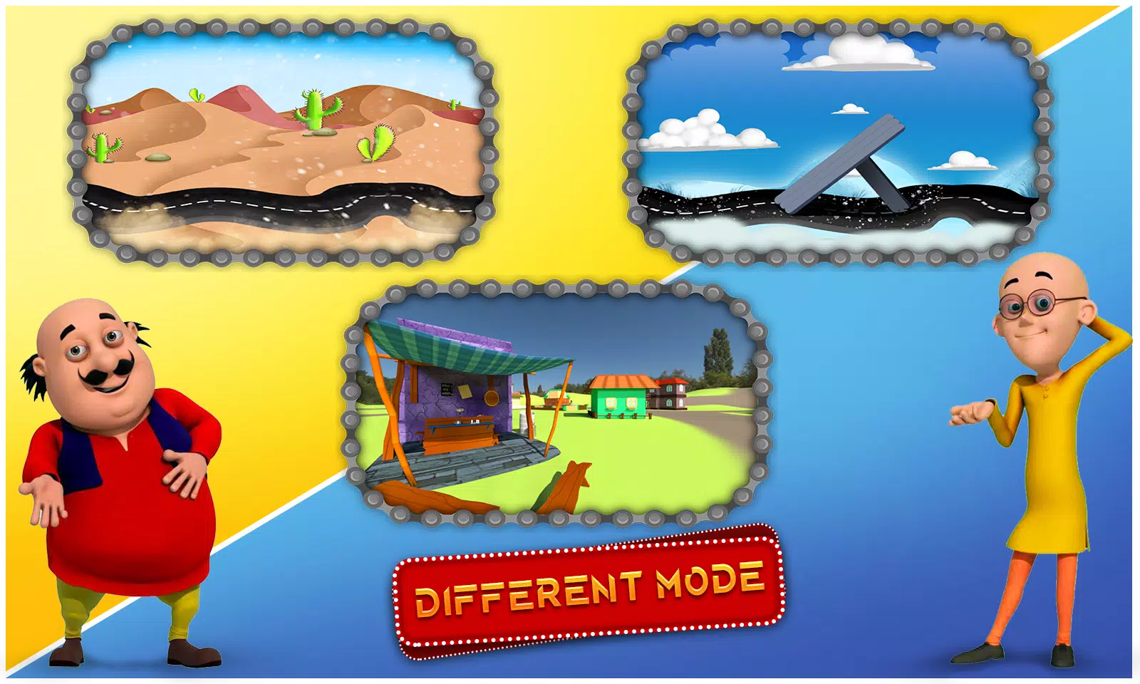 Motu Patlu Cycling Adventure Screenshots