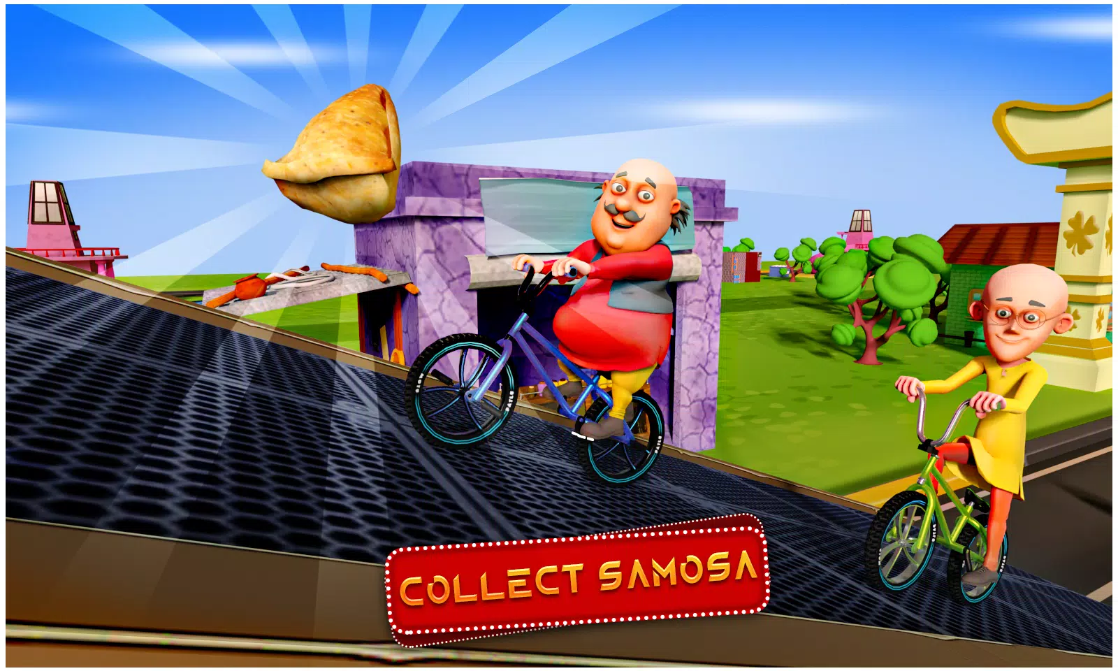 Motu Patlu Cycling Adventure Screenshots