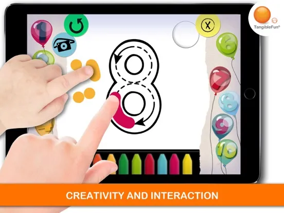 Nini learns to count Italian iPad  스크린샷