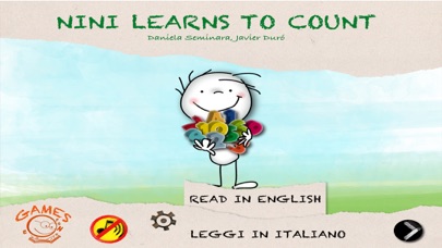 Tangkapan layar Nini learns to count Italian