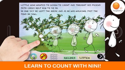 Tangkapan layar Nini learns to count Italian